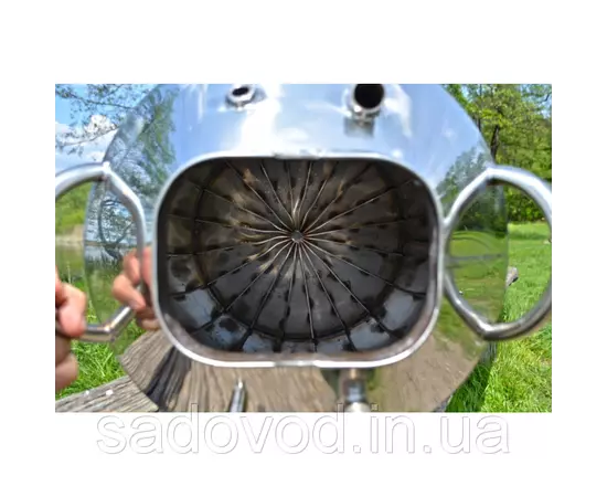 Автоклав Троян Мега-30, на 30 банок, газовий, нержавійка, 40 л., для тушонки, самопритискна кришка, фото , зображення 6