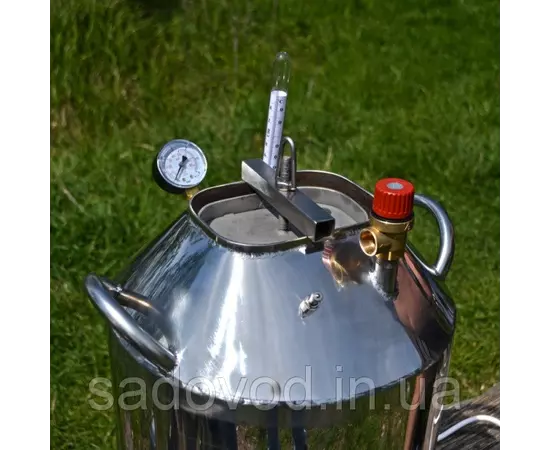 Автоклав Троян Мега-50Э, на 50 банок, электрический, нержавейка, 60 л, универсальный, для тушенки, самоприжимная крышка, фото , изображение 2