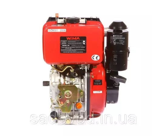 Двигатель дизельный WEIMA WM186FBE (9.5 л.с., шпонка 25 мм, электростартер), фото , изображение 4