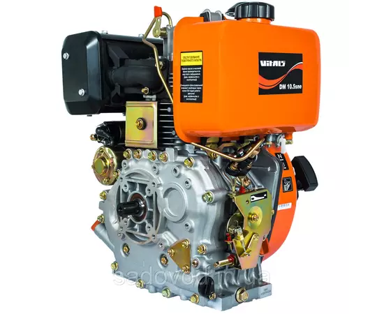 Двигатель дизельный VITALS DM 10.5sne (10.5 л.с., шлиц 25 мм, электростартер), фото , изображение 4
