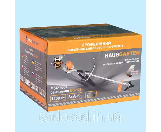 Мотокоса Hausgarten BC-139 (1.63 л.с.), фото , зображення 2