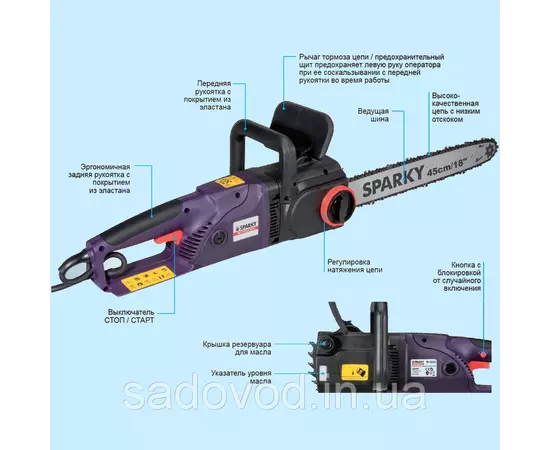 Электропила SPARKY TV 2245 (2.2 кВт), фото , изображение 9