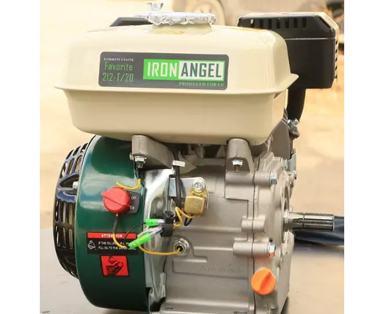 Двигун бензиновий IRON ANGEL FAVORITE 212-T/20 (7.5 л.с., шліц 20 мм), фото , зображення 8