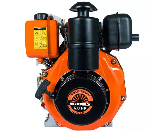 Двигун дизельний VITALS DM 6.0k (6 к.с., шпонка 25.4 мм), фото , зображення 3