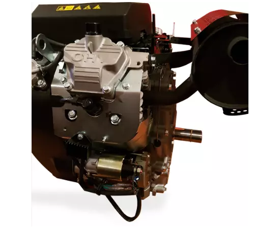 Двигатель бензиновый WEIMA WM2V78F (20 л.с., шпонка 25.4 мм/конус, электростартер), фото , изображение 3