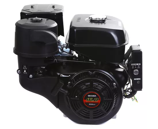 Двигун бензиновий WEIMA WM190FE-S (16 к.с., шпонка 25 мм, електростартер), фото , зображення 2