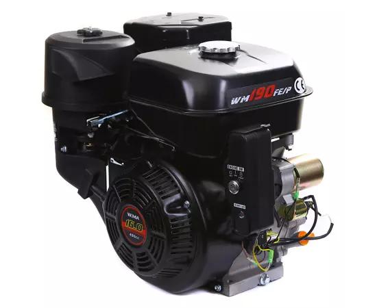 Двигун бензиновий WEIMA WM190FE-S (16 к.с., шпонка 25 мм, електростартер), фото , зображення 9