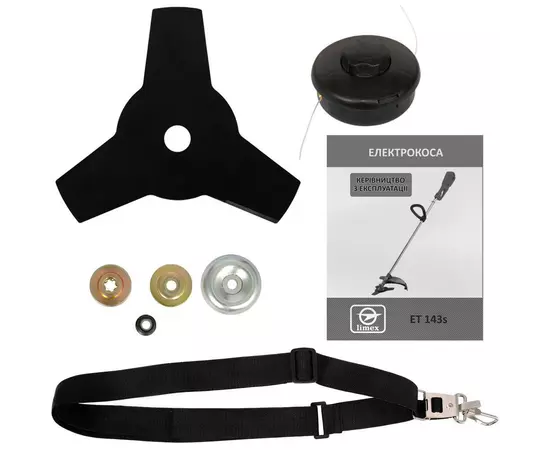 Тример електричний LIMEX ET 143s (1.4 кВт), фото , зображення 6