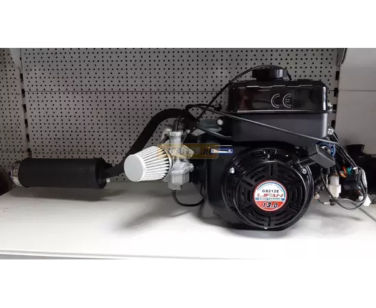 Двигун бензиновий LIFAN GS212E SPORT (13 к.с., шпонка 20 мм., електростартер), фото , зображення 3
