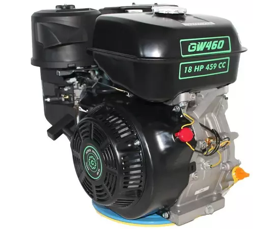 Двигун бензиновий GRUNWELT GW460F-S (18 к.с., шпонка 25 мм), фото , зображення 4