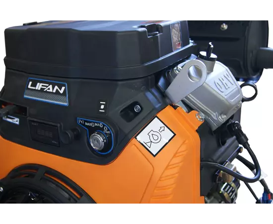 Двигун бензиновий LIFAN 2V80F-A (29 к.с., шпонка 25 мм., електростартер, котушка 20А), фото , зображення 6