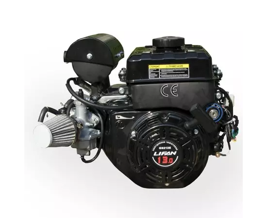 Двигун бензиновий LIFAN GS212E SPORT (13 к.с., шпонка 20 мм., електростартер), фото , зображення 2