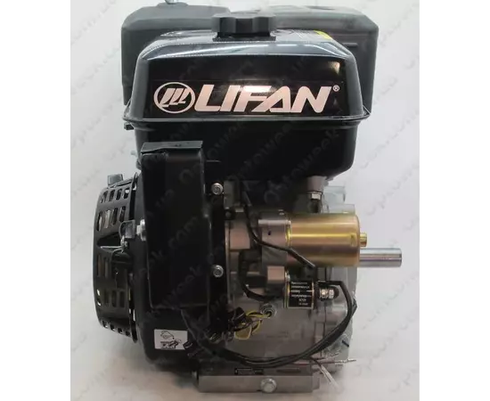 Двигун бензиновий LIFAN 190FD-3A (15 к.с., шпонка 25 мм., електростартер, котушка 3А), фото , зображення 8