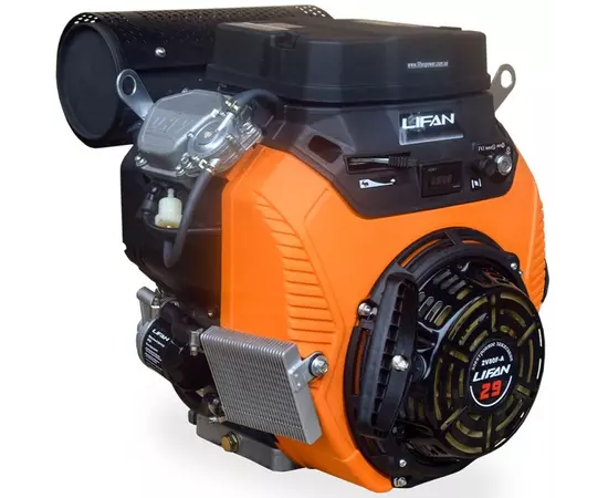 Двигун бензиновий LIFAN 2V80F-A (29 к.с., шпонка 25 мм., електростартер, котушка 20А), фото , зображення 17
