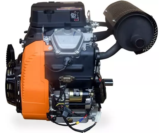 Двигун бензиновий LIFAN 2V80F-A (29 к.с., шпонка 25 мм., електростартер, котушка 20А), фото , зображення 12