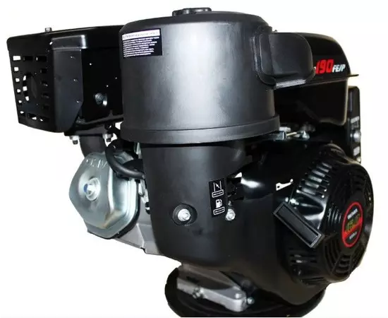 Двигатель бензиновый WEIMA WM190FE-S NEW (16 л.с., шпонка 25 мм, редуктор, электростартер), фото , изображение 2