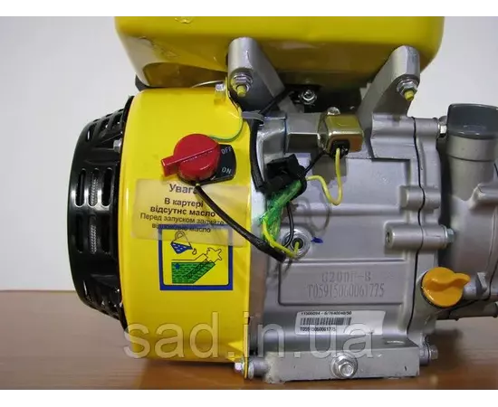 Двигатель бензиновый SADKO GE-200R PRO (6.5 л.с., шпонка 19 мм), фото , изображение 16
