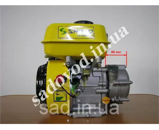 Двигатель бензиновый SADKO GE-200R PRO (6.5 л.с., шпонка 19 мм), фото , изображение 17