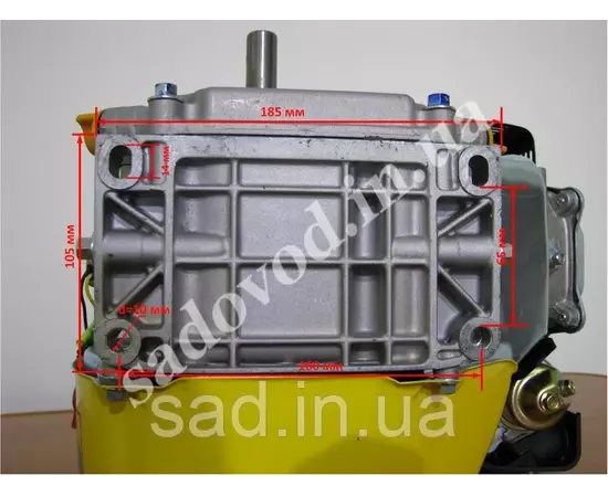 Двигатель бензиновый SADKO GE-200 Pro (6.5 л.с., шпонка 19 мм), фото , изображение 3