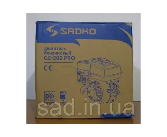Двигатель бензиновый SADKO GE-200 Pro (6.5 л.с., шпонка 19 мм), фото , изображение 18