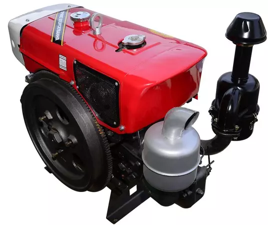 Двигун дизельний КЕНТАВР ДД195ВЕ (12 к.с., маховик, електростартер), фото , зображення 2