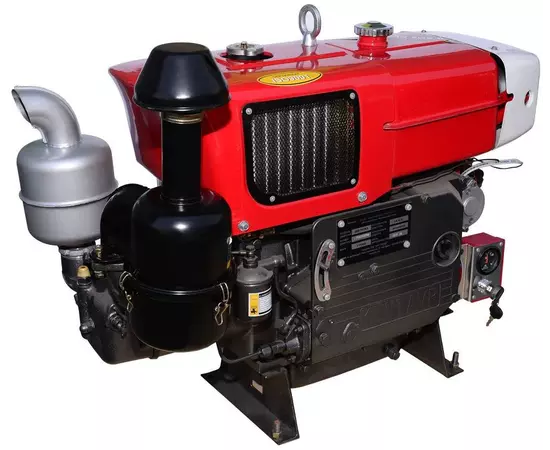 Двигун дизельний КЕНТАВР ДД195ВЕ (12 к.с., маховик, електростартер), фото , зображення 4