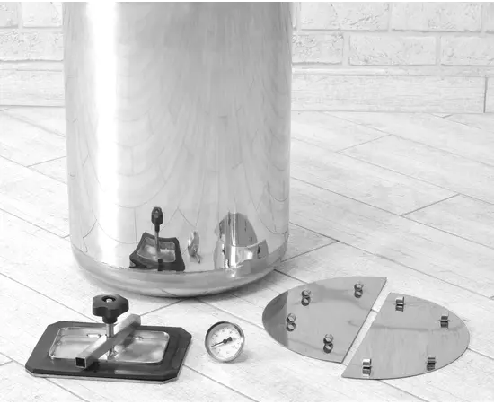 Автоклав Укрпромтех Гуд40 electro, на 40 банок, электрический, нержавейка, 60 л., универсальный, для тушенки, самоприжимная крышка, фото , изображение 5