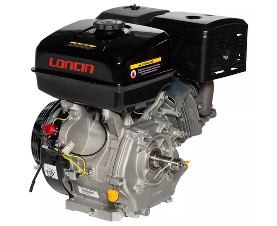 Двигун бензиновий Loncin G420F (13 к.с., шпонка 25 мм, ручний старт), фото , зображення 5