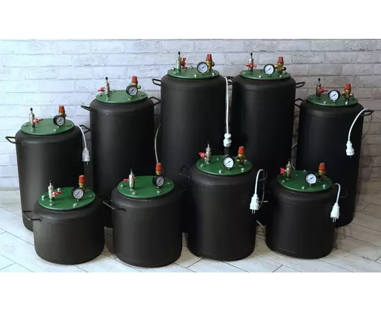 Автоклав Укрпромтех УТех8 electro, на 8 банок, электрический, углеродная сталь, 15 л., универсальный, для тушенки, крышка болты, фото , изображение 7