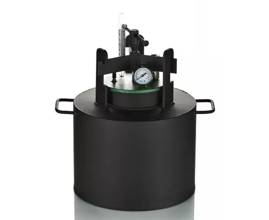 Автоклав Укрпромтех ЧЕ-8, на 8 банок, газовый, углеродная сталь, 15 л., для тушенки, крышка винт, фото , изображение 10