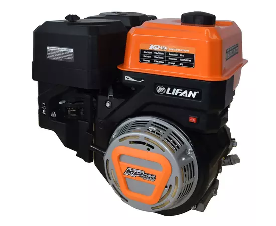 Двигатель бензиновый LIFAN KP460E-18A (20 л.с., шпонка 25 мм, электростартер, катушка 18А), фото , изображение 2