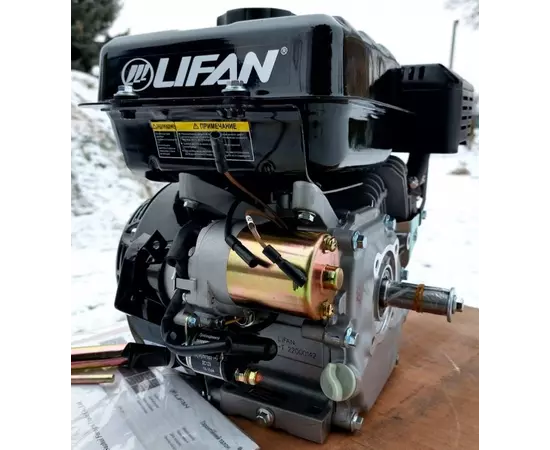 Двигатель бензиновый LIFAN LF170FD-T 3A Heavy Duty (7.8 л.с, шпонка 20 мм, электростартер), фото , изображение 5