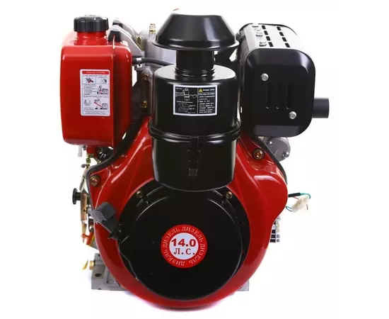 Двигун дизельний WEIMA WM192FE (14 к.с., шпонка 25 мм, електростартер), фото , зображення 11