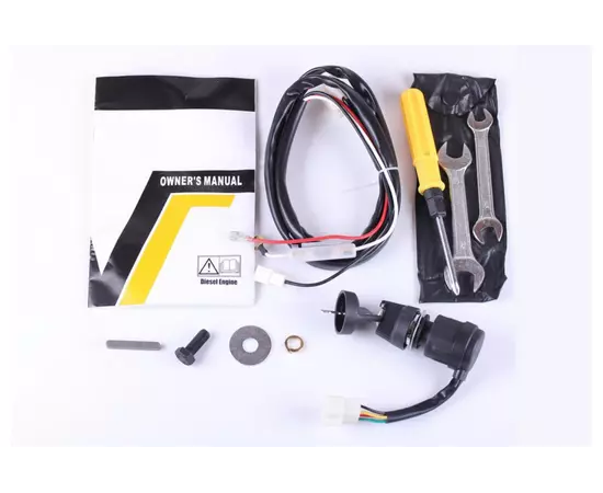 Двигатель дизельный ТТ 186FE (9 л.с., шпонка 25 мм, электростартер), фото , изображение 5