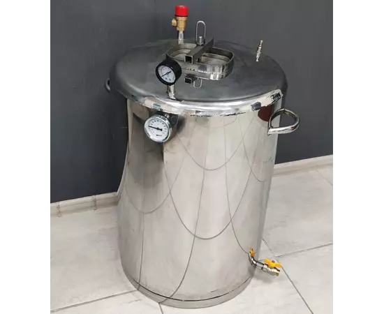 Автоклав Троян Мега-76Е, на 76 банок, електричний, нержавійка, універсальний, для тушонки, самопритискна кришка, фото , зображення 8