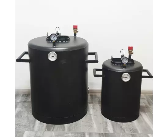 Автоклав Троян-57Э, на 57 банок, электрический, углеродная сталь, 80 л, универсальный,  для тушенки, самоприжимная крышка, фото , изображение 6