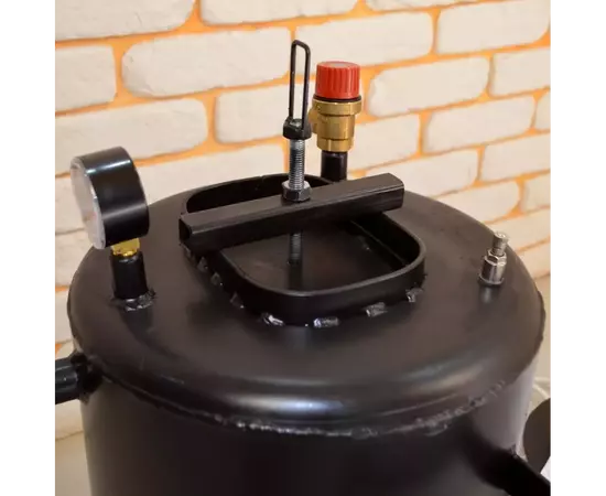 Автоклав Троян-16Э, на 16 банки, электрический, углеродная сталь, 22 л., универсальный, для тушенки, самоприжимная крышка, фото , изображение 7