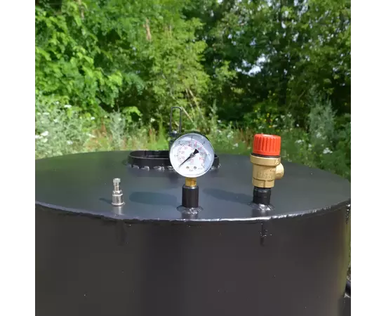 Автоклав Про-170Э, на 170 банок, электрический, углеродная сталь, универсальный,  для тушенки, самоприжимная крышка, фото , изображение 11