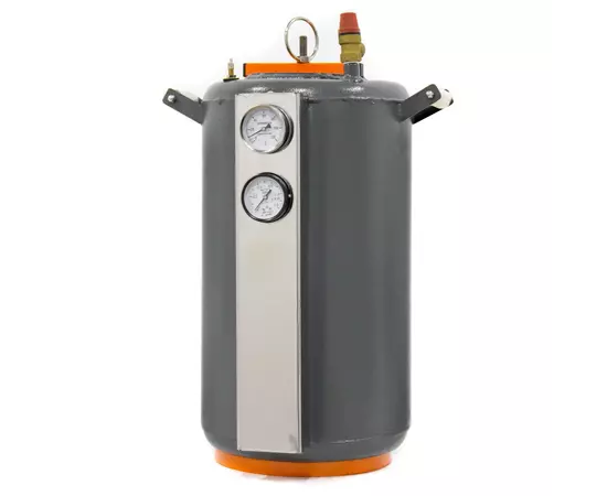 Автоклав Домашний Мастер 24, на 24 банки, газовый, углеродная сталь, 36 л., для тушенки, самоприжимная крышка, фото , изображение 3