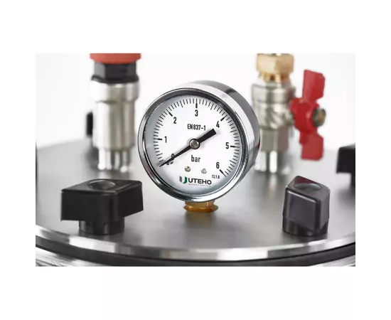 Автоклав Укрпромтех А16, на 16 банок, газовый, нержавейка, 20 л., для тушенки, крышка болты, фото , изображение 10