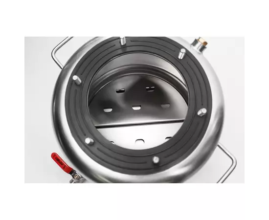 Автоклав Укрпромтех А32 на 32 банки газовий нержавійка кришка болти, фото , зображення 8