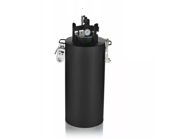 Автоклав Укрпромтех ЧЕ-40 electro, на 40 банок, электрический, углеродная сталь, 50 л., универсальный, для тушенки, крышка винт, фото , изображение 2