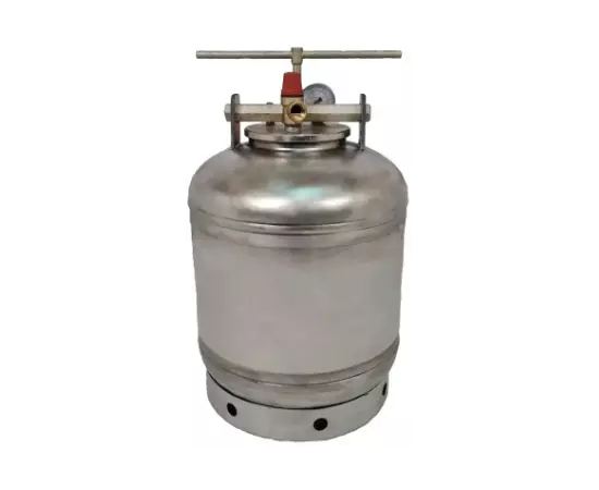 Автоклав ЛАН, на 16 банок, електричний, нержавійка, для тушонки, кришка гвинт, фото 