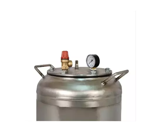 Автоклав ЛАН, на 16 банок, електричний, нержавійка, для тушонки, кришка болт, фото , зображення 4