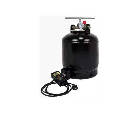 Автоклав ЛАН, на 16 банок, електричний, вуглецева сталь, для тушонки, кришка болт, фото 