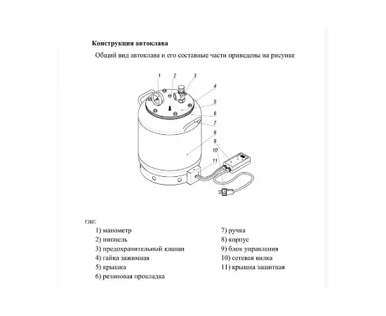 Автоклав ЛАН, на 16 банок, електричний, вуглецева сталь, для тушонки, кришка болт, фото , зображення 3