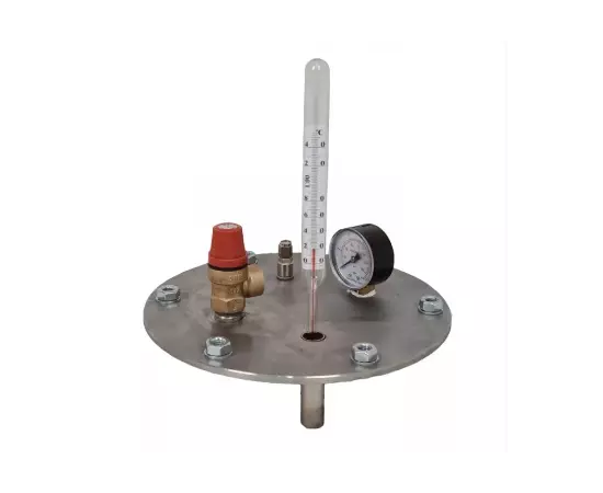 Автоклав ЛАН, на 8 банок, газовий, нержавійка, для тушонки, кришка болт, фото , зображення 3