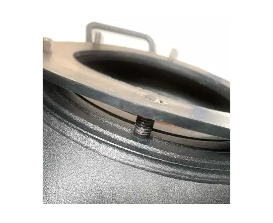 Автоклав ЛАН, на 8 банок, газовий, вуглецева сталь, для тушонки, кришка болт, фото , зображення 5