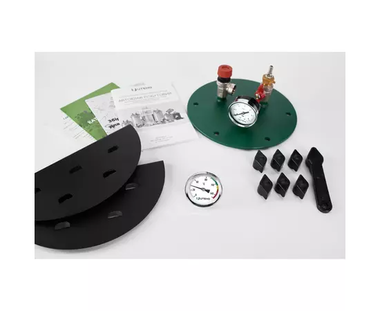 Автоклав Укрпромтех УТех8, на 8 банок, газовый, углеродная сталь, 15 л., для тушенки, крышка болты, фото , изображение 7