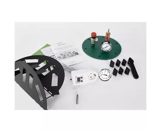 Автоклав Укрпромтех УТех32 electro, на 32 банки, электрический, углеродная сталь, 45 л., универсальный, для тушенки, крышка болты, фото , изображение 13